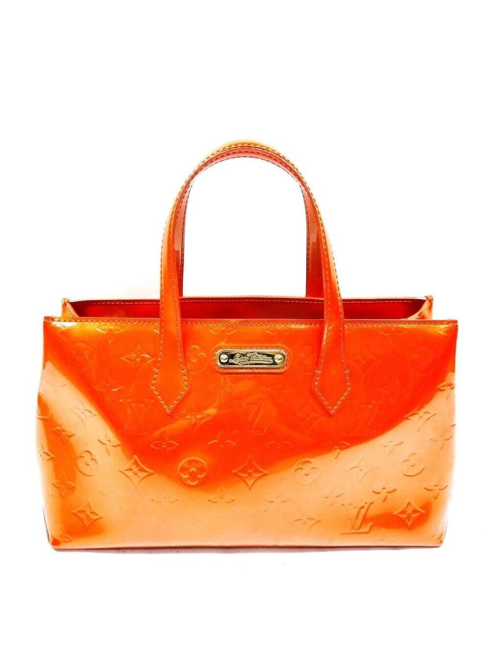 Louis Vuitton LV Hand Bag Wilshire PM Red Vernis 600-052225